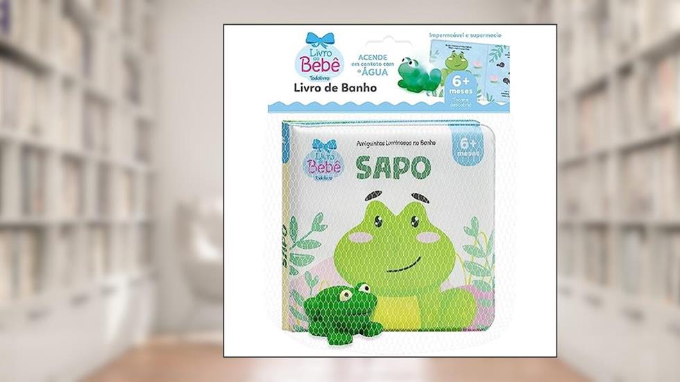 Amiguinhos Luminosos no banho: Sapo, do autor Todolivro