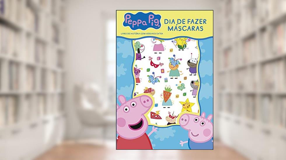 Peppa Pig - Livro de história com adesivos - Extra: Dia de fazer máscaras, do autor On Line Editora