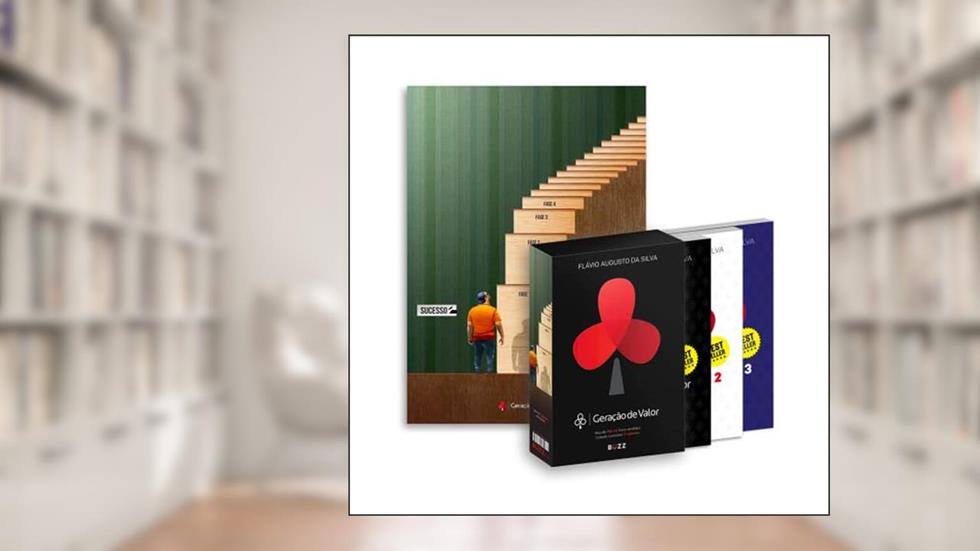 BOX GERAÇÃO DE VALOR - ESCADA: (volumes 1, 2, 3 + pôster exclusivo escada), do autor Flávio Augusto da Silva
