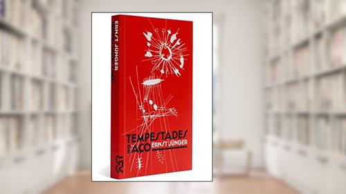 Capa de Tempestades de Aço, do autor Ernst Jünger