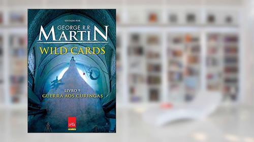 Capa de Wild Cards. Guerra aos Curingas - Volume 9, do autor George R. R. Martin