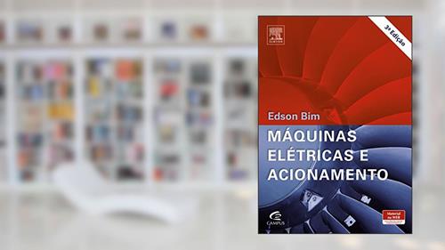 Capa de Máquinas Elétricas e Acionamento, do autor Edson Bim