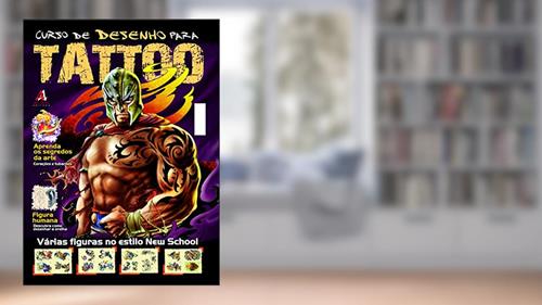 Capa de Guia curso de desenho para tattoo, do autor On Line Editora