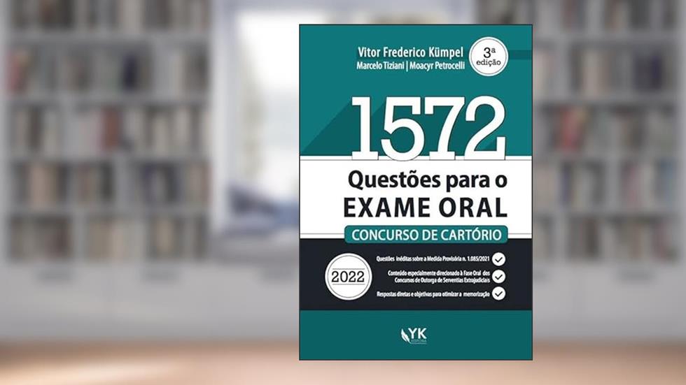 1572 Questões para o Exame Oral. Concurso de Cartório, do autor Vitor Frederico Kümpel; Marcelo Tiziani; Moacyr Petrocelli