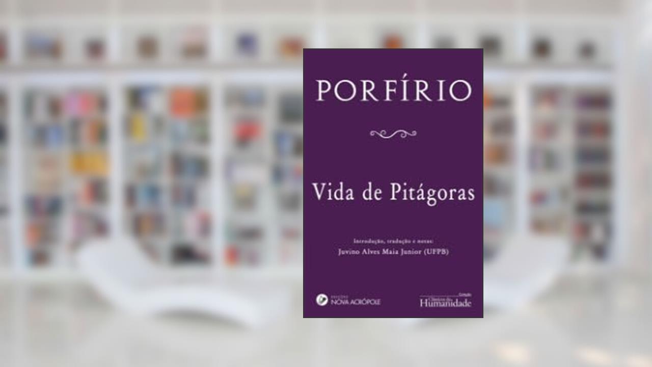 Capa de VIDA DE PITAGORAS, do autor PORFIRIO