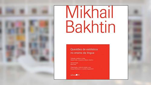 Capa de Questões de estilística no ensino da língua, do autor Mikhail Bakhtin
