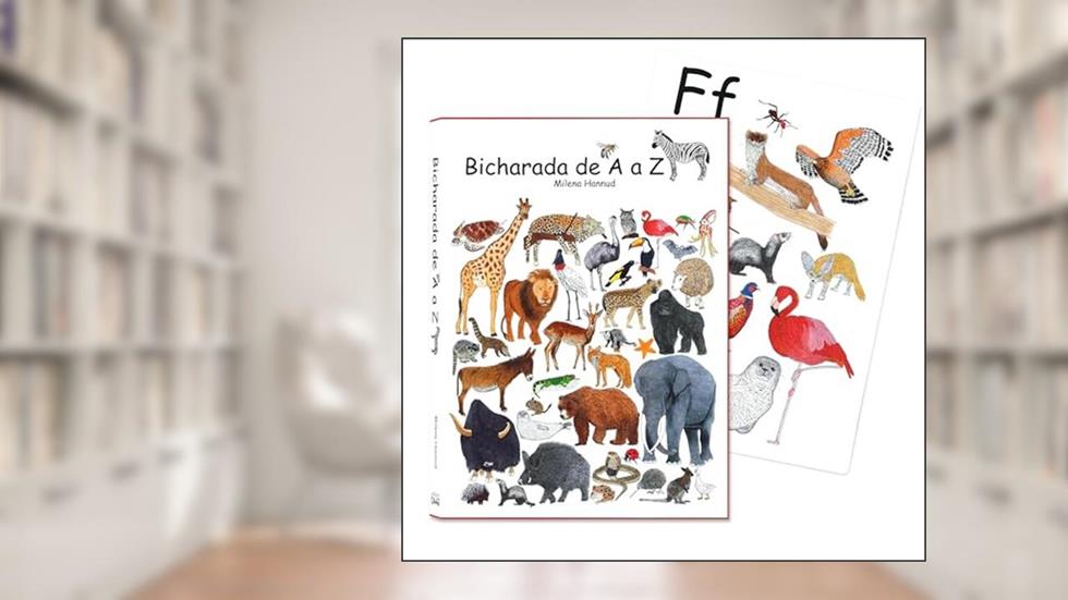Bicharada de A a Z: Alfabeto com Animais, do autor Hannud Milena