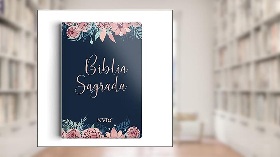 Bíblia NVI Letra normal - Rosas, do autor SBI