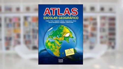 Capa de Atlas escolar geográfico, do autor Debora da Silva Ferreira