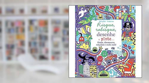 Capa de Risque, rabisque, desenhe e pinte piratas, do autor Usborne Publishing