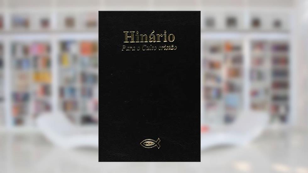 Hinário Para Culto Cristão Grande com Música Espiral Preto, do autor Vários Autores