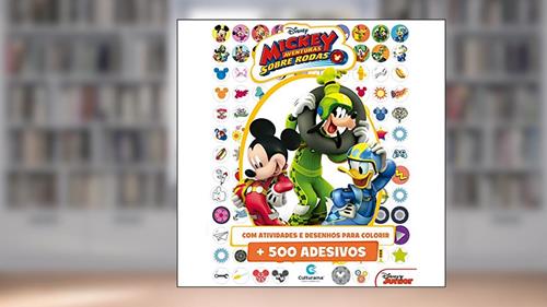 Capa de 500 Adesivos Disney Mickey, do autor Culturama