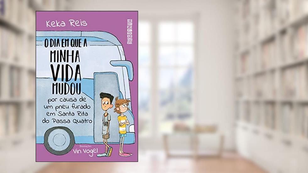 O dia em que a minha vida mudou por causa de um pneu furado em Santa Rita do Passa Quatro, do autor Keka Reis