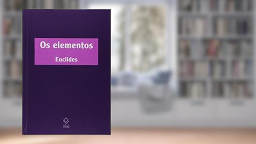 Capa de Os elementos, do autor Euclides