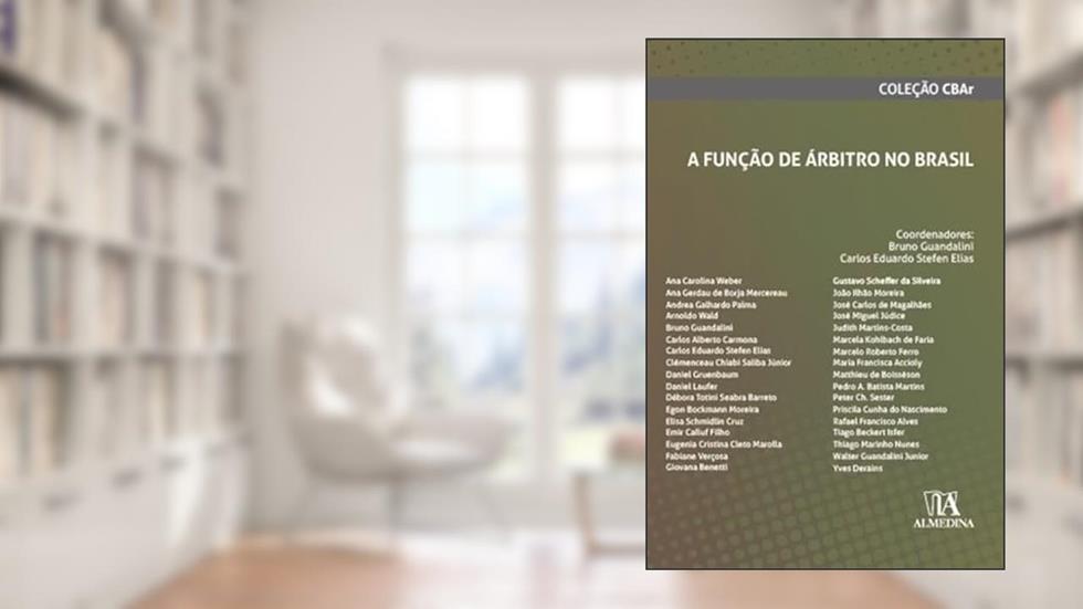 A Função de árbitro no Brasil, do autor Almedina