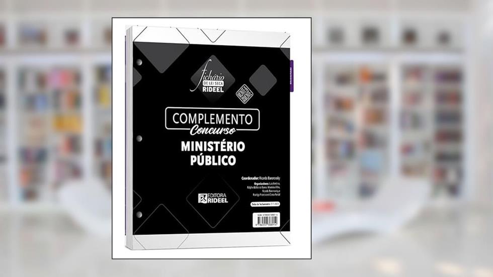 Complemento - Concurso Ministério Público - Fichário De Lei Seca, do autor RICARDO BARONOVSKY