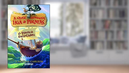 Capa de O tesouro da encantadora, do autor Caroline Carlson