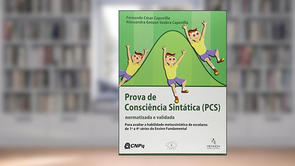 PROVA DE CONSCIENCIA SINTATICA (PCS), do autor Ana Cristina Mancussi