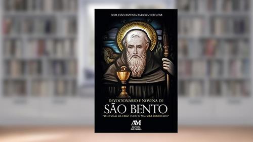 Capa de Devocionário e novena de São Bento, do autor Dom João Baptista