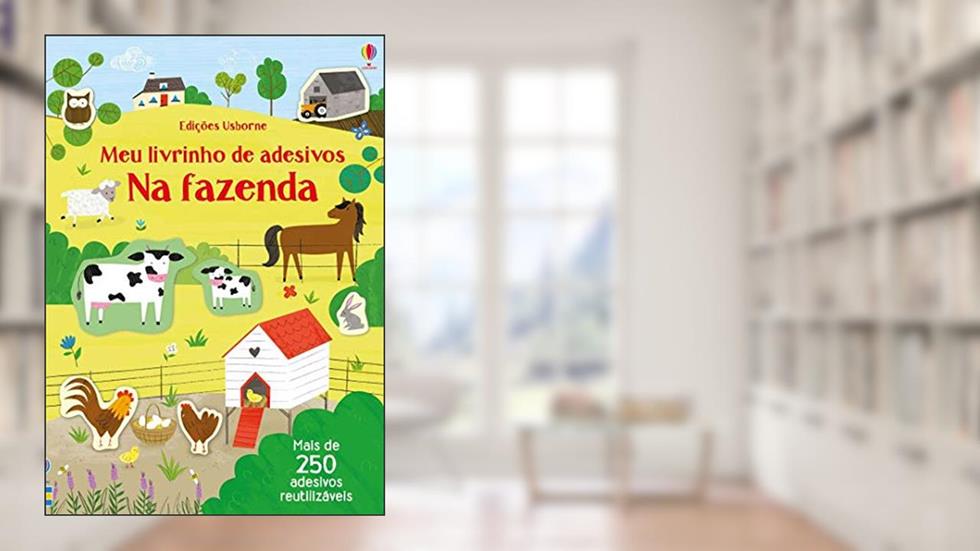 Na fazenda: meu livrinho de adesivos, do autor Jessica Greenwell; Luciano Campelo