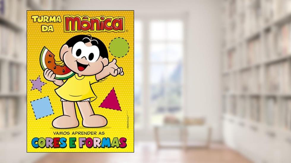 Turma da Mônica - Vamos aprender as cores e formas, do autor Ciranda Cultural
