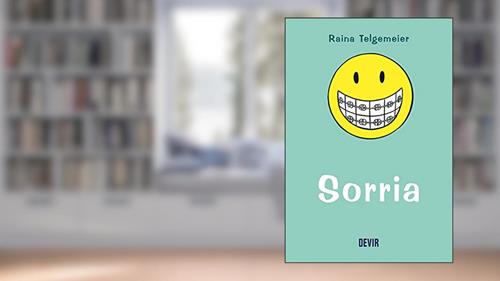 Capa de Sorria, do autor Raina Telgemeier