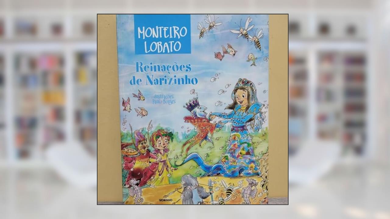 Capa de Reinações De Narizinho - Volume 1, do autor Monteiro Lobato