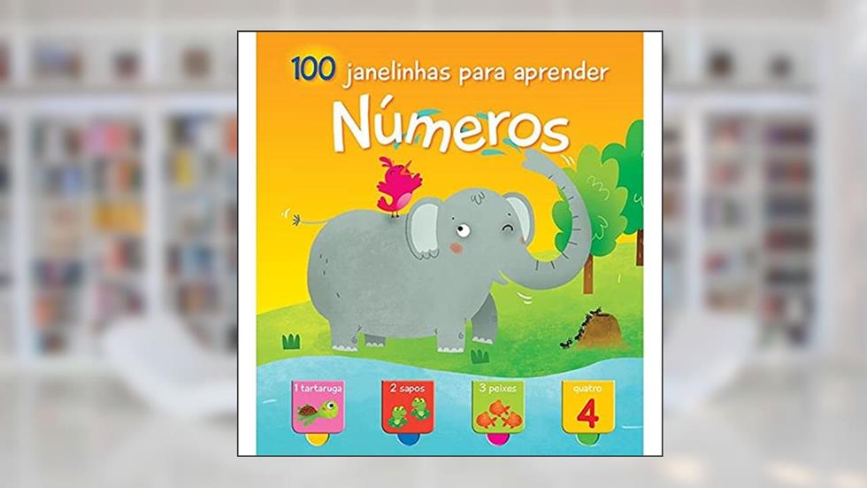 Números : 100 janelinhas para aprender, do autor Yoyo Books