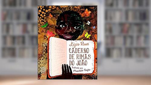 Capa de Caderno de rimas do João, do autor Lazaro Ramos