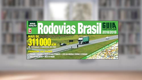 Capa de Guia Cartoplam - Rodovias Brasil 2018/2019 - Capa em PVC, do autor On Line Editora