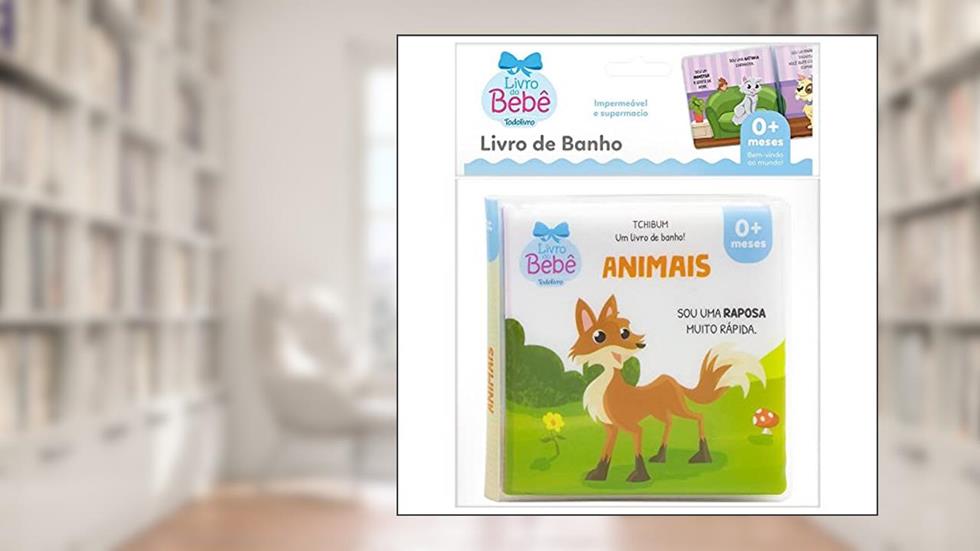 Tchibum - Um livro de banho! Animais, do autor Todolivro