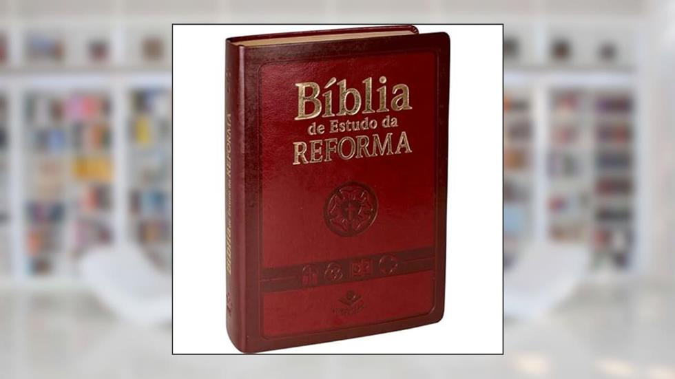 Bíblia de Estudo da Reforma - Couro sintético Vinho: Almeida Revista e Atualizada (ARA), do autor Sociedade Bíblica do Brasil