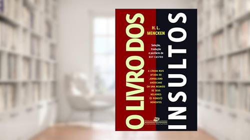 Capa de O livro dos insultos, do autor H. L. Mencken