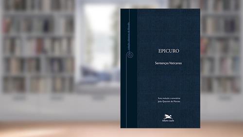 Capa de Sentenças Vaticanas, do autor Epicuro