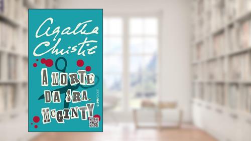 Capa de A Morte da Sra. Mcginty, do autor Agatha Christie