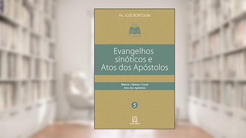 Capa de Evangelhos Sinoticos e Atos dos Apostolos: Marcos i Mateus i Lucas i Atos dos Apóstolos., do autor Pe José Bortolini