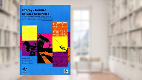 Capa de Estudos escolhidos - Para Piano - Primeiro volume, do autor Czerny; Germer