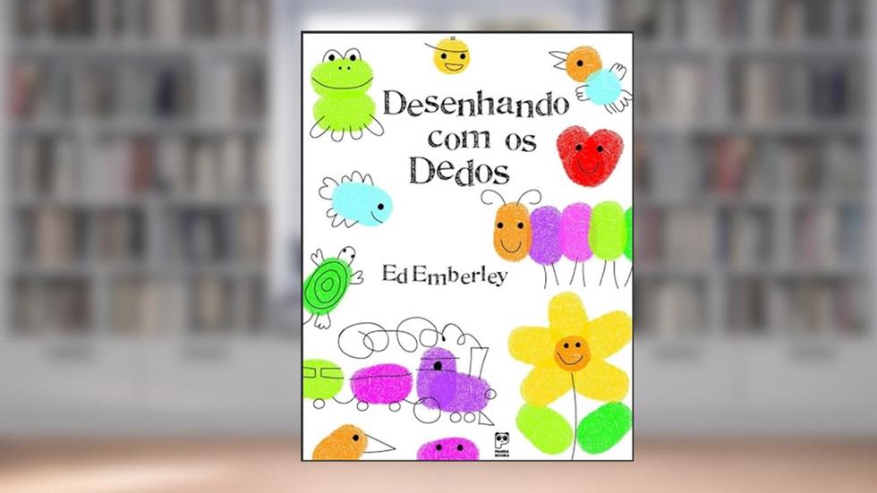 Desenhando com os dedos, do autor Ed Emberley