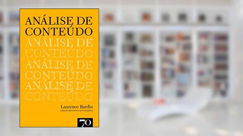 Capa de Análise de Conteúdo, do autor Laurence Bardin