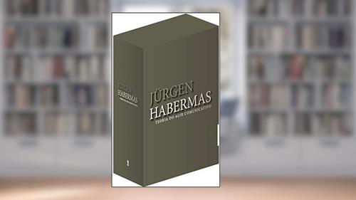 Capa de Teoria do agir comunicativo - caixa contendo 2 volumes, do autor Jurgen Habermas