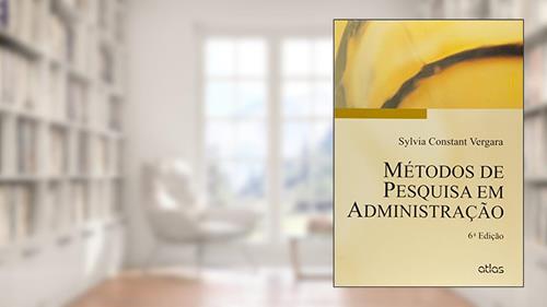 Capa de Métodos De Pesquisa Em Administração, do autor Sylvia Constant Vergara