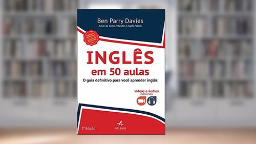 Capa de Inglês em 50 Aulas: o Guia Definitivo Para Você Aprender Inglês, do autor Ben Parry Davies