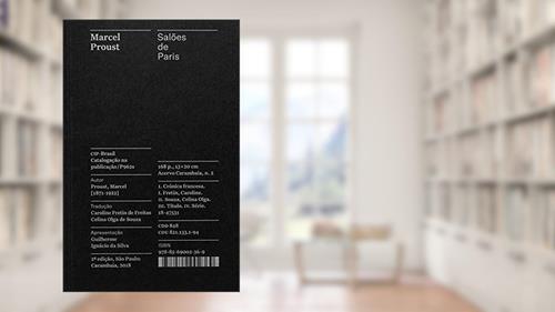 Capa de Salões de Paris - Coleção Acervo: 2, do autor Marcel Proust