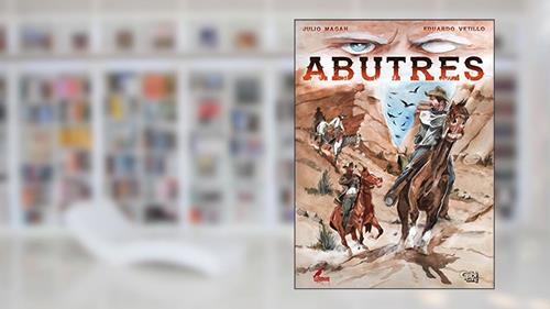Capa de Abutres, do autor Júlio Magah; Eduardo Vetillo