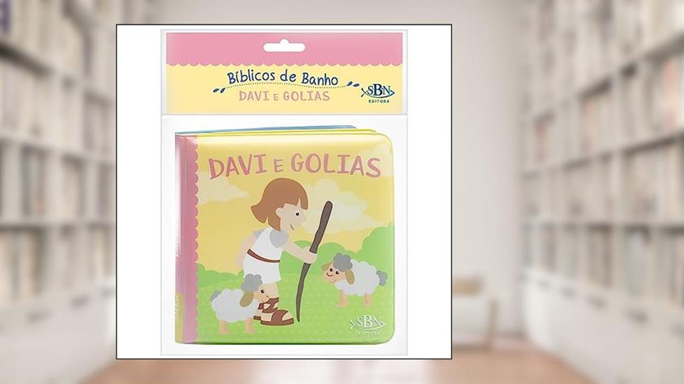 Bíblicos de Banho: Davi e Golias, do autor CRISTINA MARQUES