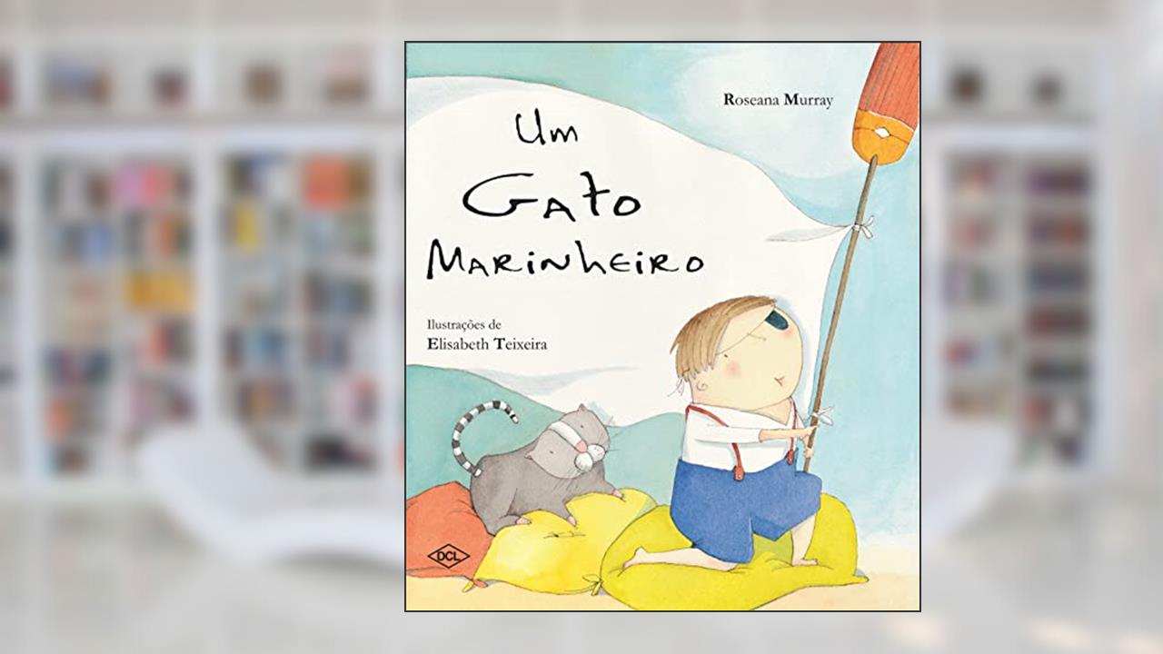 Capa de Um gato marinheiro, do autor Roseana Murray