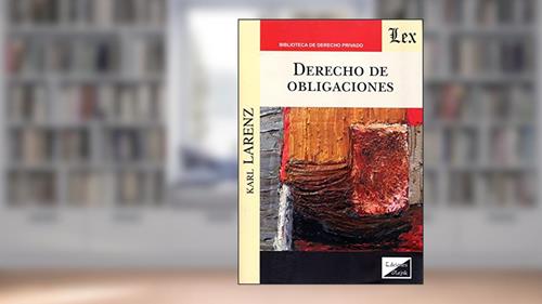 Capa de Derecho de Obligaciones, do autor Karl Larenz