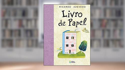 Capa de Livro de papel, do autor Ricardo Azevedo