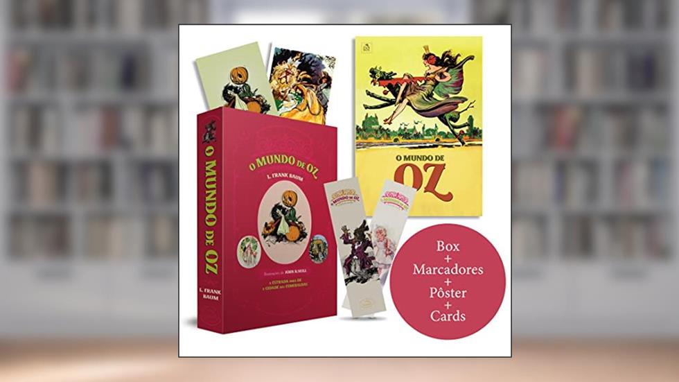 Box O Mágico de Oz III: A Estrada para Oz e A Cidade das Esmeraldas + Brindes, do autor L. Frank Baum