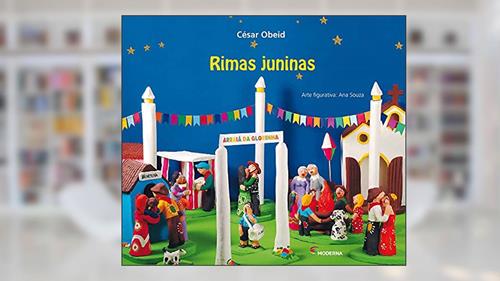 Capa de Rimas juninas, do autor César Obeid